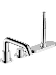 Смеситель Hansgrohe Tecturis S на борт ванны, на 3 отверстия, с sBox, хром 73447000
