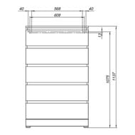 ����� Aquanet ������ (700�1137�403) ���������, 5 ������, ��� ����� 302552