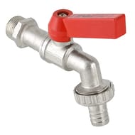 Кран VALTEC водоразборный 1/2"Н шаровый со штуцером 14мм VT.051.N.04