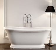 Ванна из искуственного камня DEVON&DEVON AURORA (1710х870х705) отдельностоящая 1NAAURORA