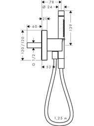   Axor Starck Organic 12626950  , , , .