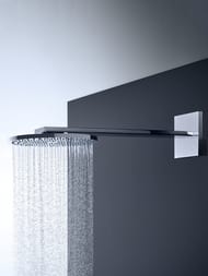 Верхний душ Axor ShowerSolutions 35284000 250мм, настенный, 1jet PowderRain, держатель, хром — изображение 2