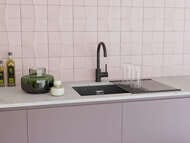 Смеситель для мойки Omoikiri Shinagawa 2 Plus GB графит, с каналом для фильтрованной воды 4994340