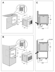 ������� ���� De Dietrich (592�592�609) �������������, ������/������� DOP7340X