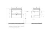 Тумба под раковину BelBagno KRAFT 39 (610х390х515) подв, Rovere Nebrasca Nat. 39-600/390-2C-SO-RNN