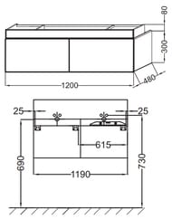    Jacob Delafon TERRACE (1200480380) EB1188-274, 3 ,  