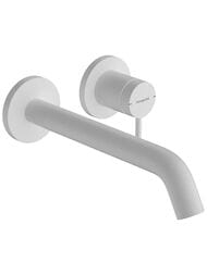 Смеситель Hansgrohe Tecturis S 73351700 225 мм, для умывальника, встраиваемый, белый матовый — миниатюра 1
