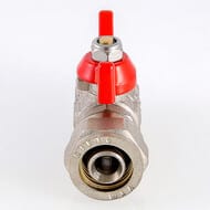 Кран шаровый 16х1/2''Н VALTEC BASE под обжим, красная бабочка VT.341.N.1604