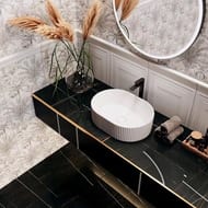 Раковина KERAMA MARAZZI AMAREMARE Artbasin Vento накладная 500х366х180, белая матовая VE.wb.50\WHT.M