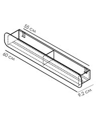 ����� FLOW Radius Mono 600�92�90 ���������, 2 ������, ������ Fl-ra-m60-�