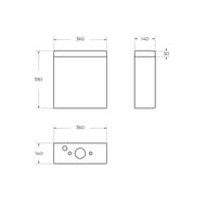 ������ ��������� BelBagno Ardente-R (340�490�350) ������������, ����� BB520CHR