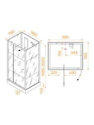 ������� ������ RGW Andaman AN-207 (800�1000�2000) ������ 5�� Frost Line/������� ����� 411320780-95