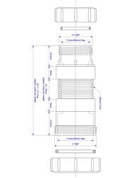 ����� ������������� McAlpine ���������� L 128-177��, d 50��, ����/����� ����. d 40/50, MFLEX-40-50C