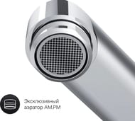 Смеситель AM.PM Like для ванны/душа F8090000/F8090016 настенный, длинный излив 320мм