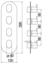 ��������� NOBILI UP ������������, ���������, �� 3 �����������, ������� �����, ������ ��� UP94103BM