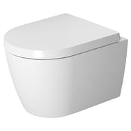 Унитаз подвесной DURAVIT ME by Starck 370х480х350 укороченный, безободковый 2530090000