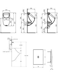 Писсуар Ideal Standard CONNECT задний подвод E567101