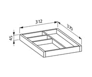 ������ ��� ������ Laufen ILBAGNOALESSI ONE 4.9240.2.097.631.1 (312�370�45) ����� ���