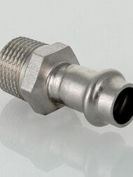 Пресс соединитель VALTEC 28х1"Н, нерж. сталь, VTi.901.I.002806
