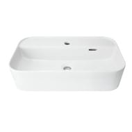 Умывальник Sanita Luxe INFINITY SHELF (600х360х140) накладной, белый WB.CT/Infinity/60-C.Shelf/WHT.G