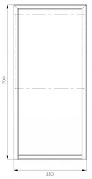 ����� ������� AQUATON ���� ����� 1A255303LQX70 330x20x700 ��, ����: ������