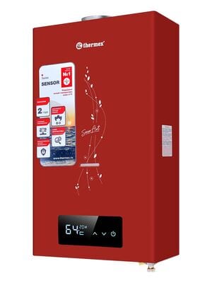 Газовая колонка Thermex Sensor S 20 MD (610х350х185) электрон.розжиг,сенсорн. упр.,10л/мин,Art Red