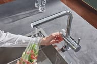 Смеситель Grohe Blue Pure Minta 31721000 для кухни однорычажный, с каналом для питьевой воды, хром