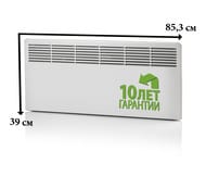 Конвектор настенный ENSTO FinnHeat 1000 Вт (853х389х85) механический термостат, EPHBM10PR