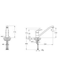 ��������� ��� ����� VitrA Flow Round A43429EXP � ���������� ������� ������������ ���� ������
