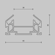 ������� ��� ������� Maytoni Unity (�����) TRA001MP-112S � �������� ��� �������, 2�, �������