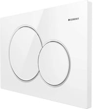 GEBERIT Sigma01 Клавиша смыва, двойной смыв, пластик белая (для UP320, UP720) 115.770.11.5