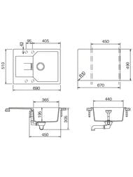 ����� SCHOCK Manhattan 45 D (690�510) Cristalite+, ����������� ������, ����: �������   700585