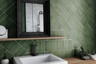 Плитка настенная EQUIPE MAGMA Malachite (65х200) зеленая, 24965 (кв.м.)