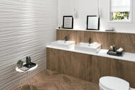 Плитка настенная Atlas Concorde 3D Wall Design Ribbon White Matt (400х800) белая, 8SBW (кв.м.)