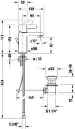    Duravit D-Neo S DE1010001010 151 , ,  , 