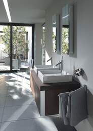 Раковина DURAVIT STARCK 1 470х470х100 шлифованная, отверстие под смес., крепление 0387470027
