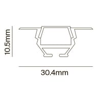 ����������� ������� �������. Maytoni Led Strip 30x10 632001, �������, ALM010S-2M