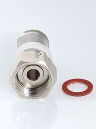 Пресс соединитель с накид. гайкой VALTEC 16х1/2"В, VTm.222.N.001604