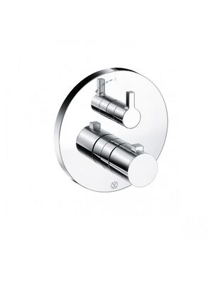Смеситель KLUDI Nova Fonte Puristic для душа встраив., термостат, внеш. часть, хром 208350515