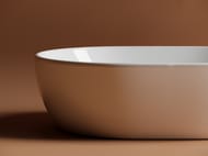 Раковина накладная Ceramicanova Element 480х350х140 овальная, без перелива, белый CN6019