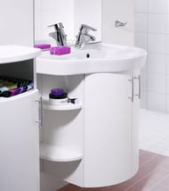Умывальник GUSTAVSBERG NORDIC 2700 V (700х450х195) дополнительная поверхность (крыло) слева