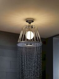 Верхний душ Axor LampShower Nendo 26032000 275мм потолочное подсоединение, 1jet, хром — изображение 5