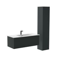 Шкаф-пенал La Fenice TERRA Grigio 30 см (300х305х1600) серый матовый FNC-05-TER-G-30