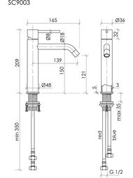 ��������� ��� �������� SANCOS Etna, ����. ������, PVD ��������,  SC9003BN