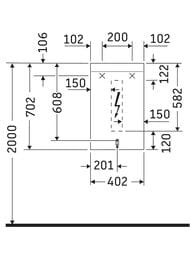 Зеркало Duravit Light and mirror 400х700х35 с подсветкой LM7834000000000