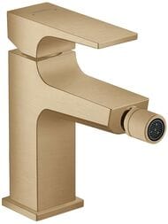 Смеситель Hansgrohe Metropol 32520140 для биде, сливной клапан, шлифованная бронза — миниатюра 1