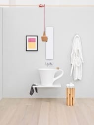 Раковина накладная ArtCeram Cup 690х500х430 в форме чашки, цвет: белый OSL005 01 00