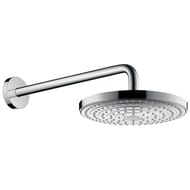 Верхний душ Hansgrohe Raindance Select S 240 2jet с держателем 390 мм, хром 26466000