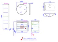 Aqwella Accent 60 ����� ��� ���������� (605�543�445) ���������, 2 �����, ��� ������� ACC0106DZ
