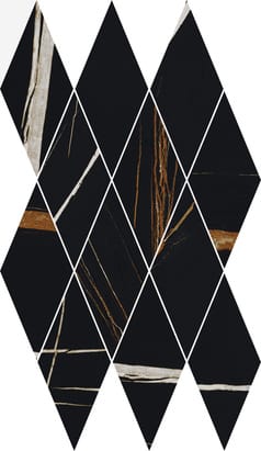 Мозаика ITALON Charme Deluxe Sahara Diamond LUX (280х480) черная, 620110000116 (шт.)